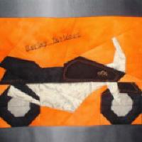 Mondfischerin sewed this motorcycle